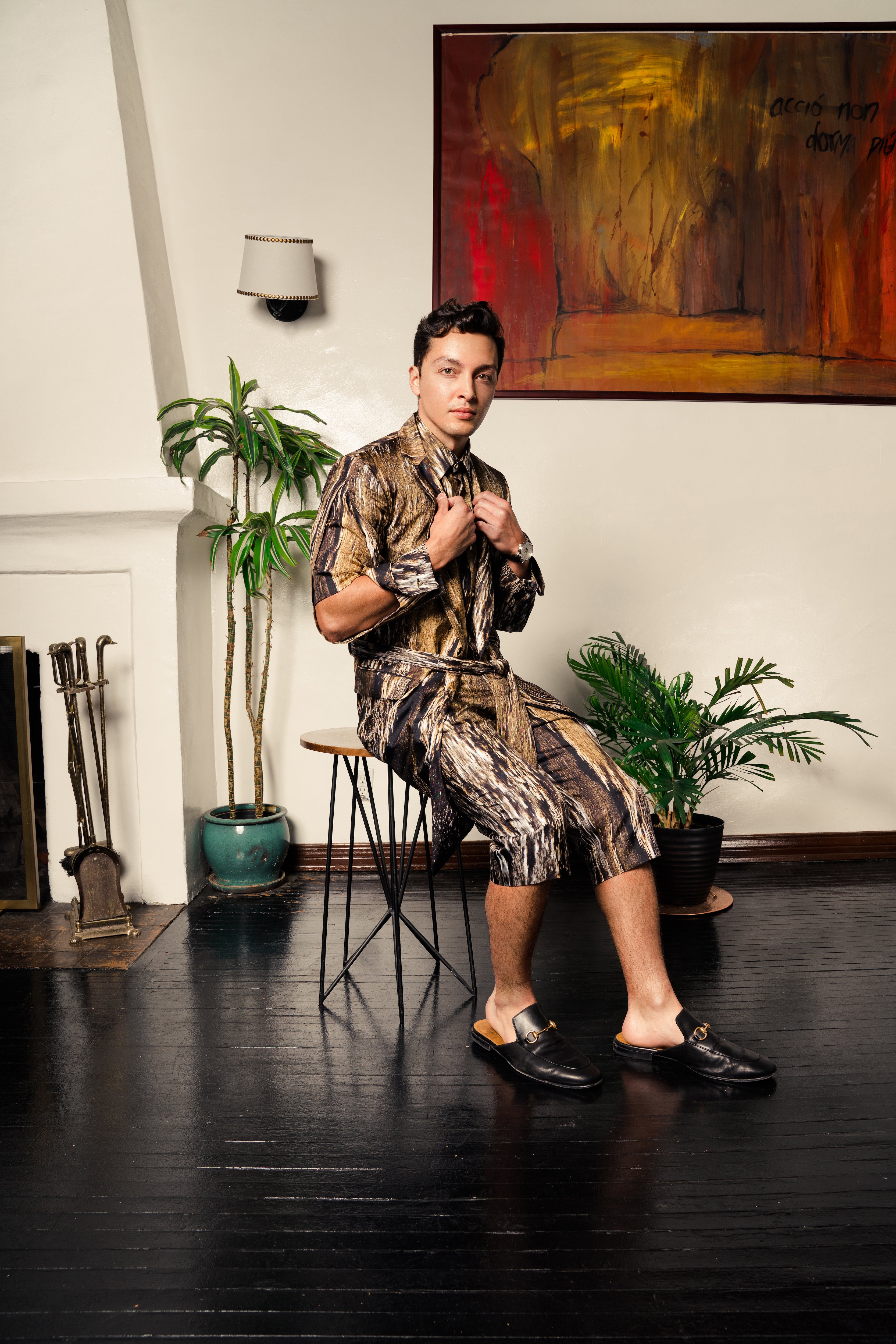 Matrix Jacket - Goldprint