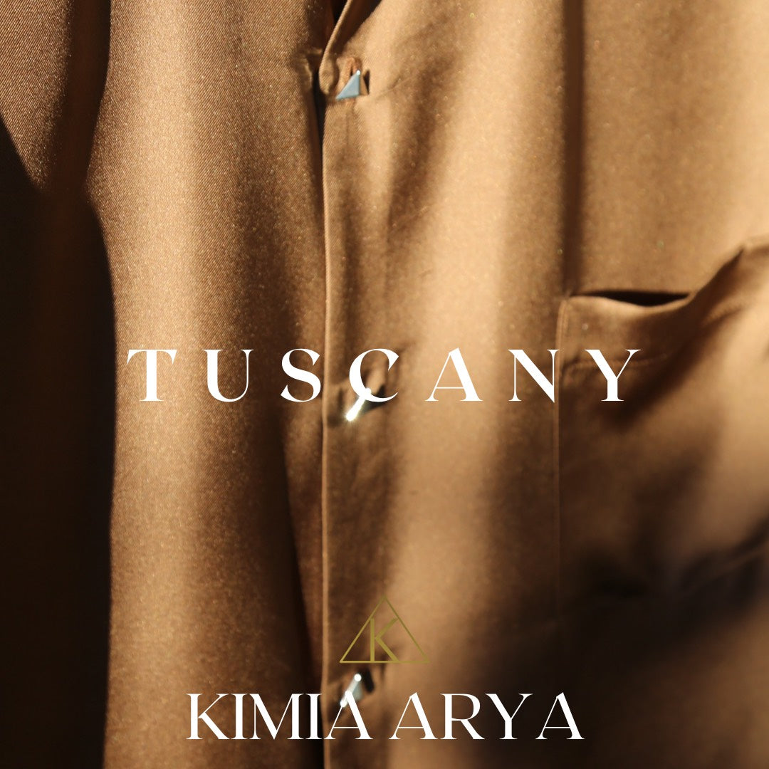 Button-Up Silk Twill Shirt