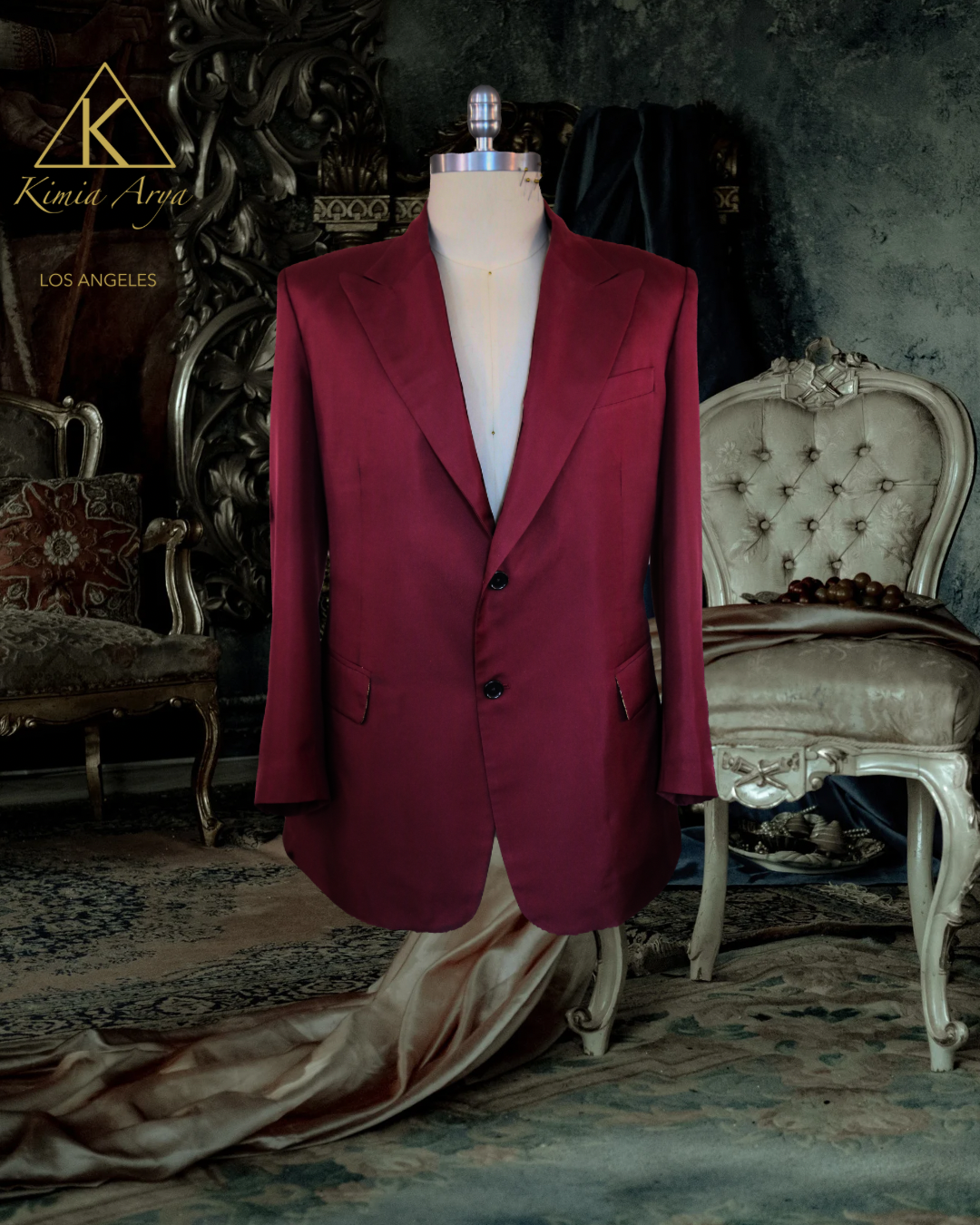 Wine Suit Jacket