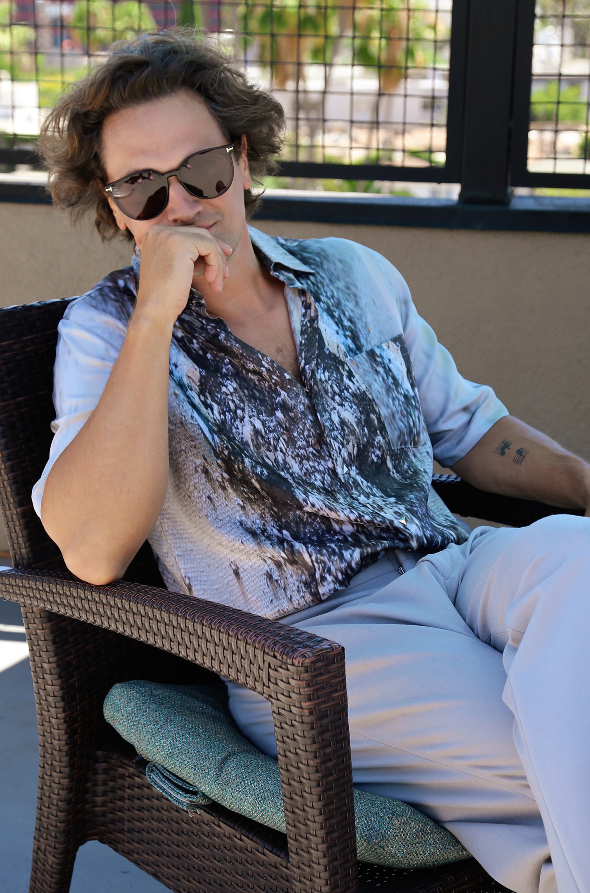 FB Button-Up Short Sleeve Shirt