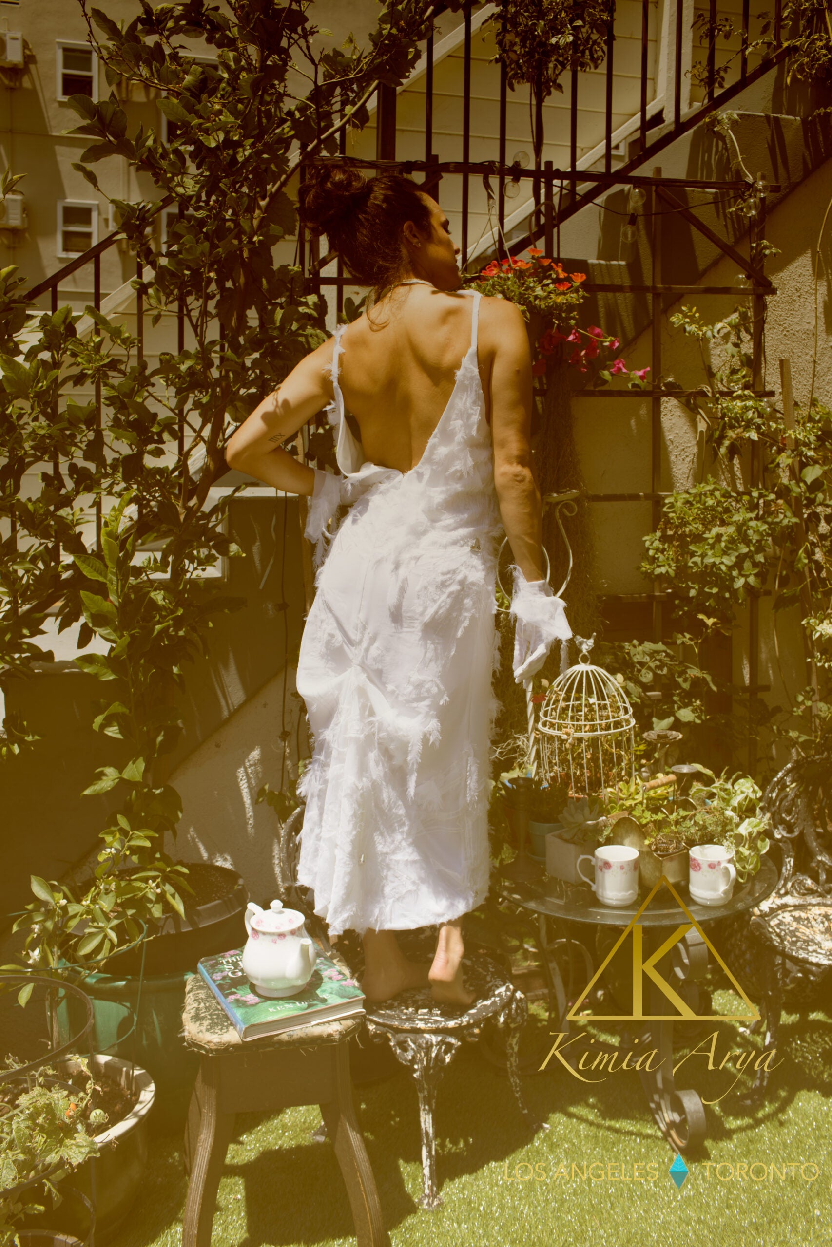 Zelda Lovie Roberts in the Fereshteh dress - Women's Couture Collection #MaisonKimiaFW20