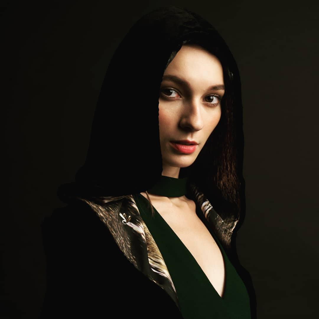 The Velvet Gold Painted Scarf - Kimia Arya Silk
