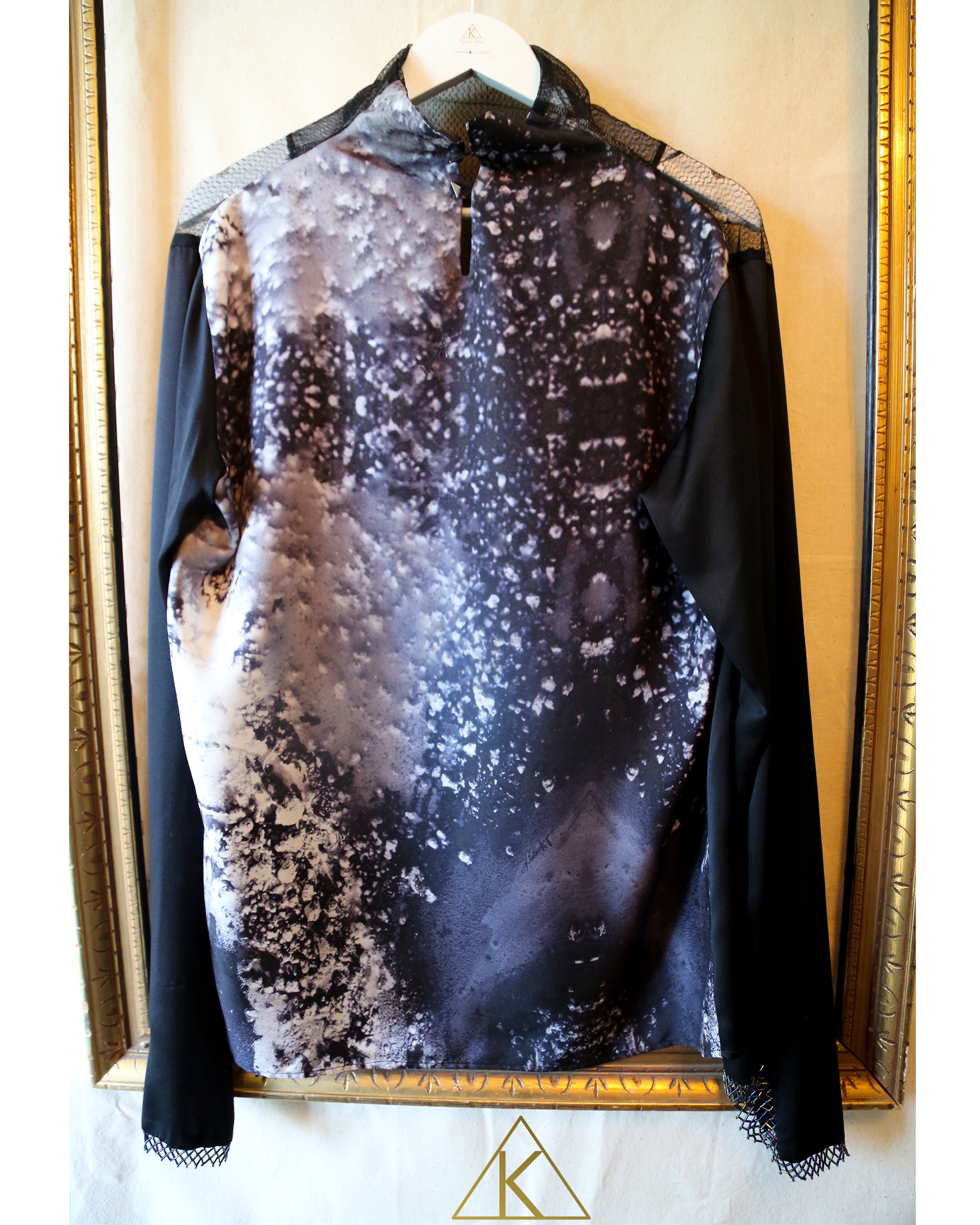 Lace and Silk Turtlneck