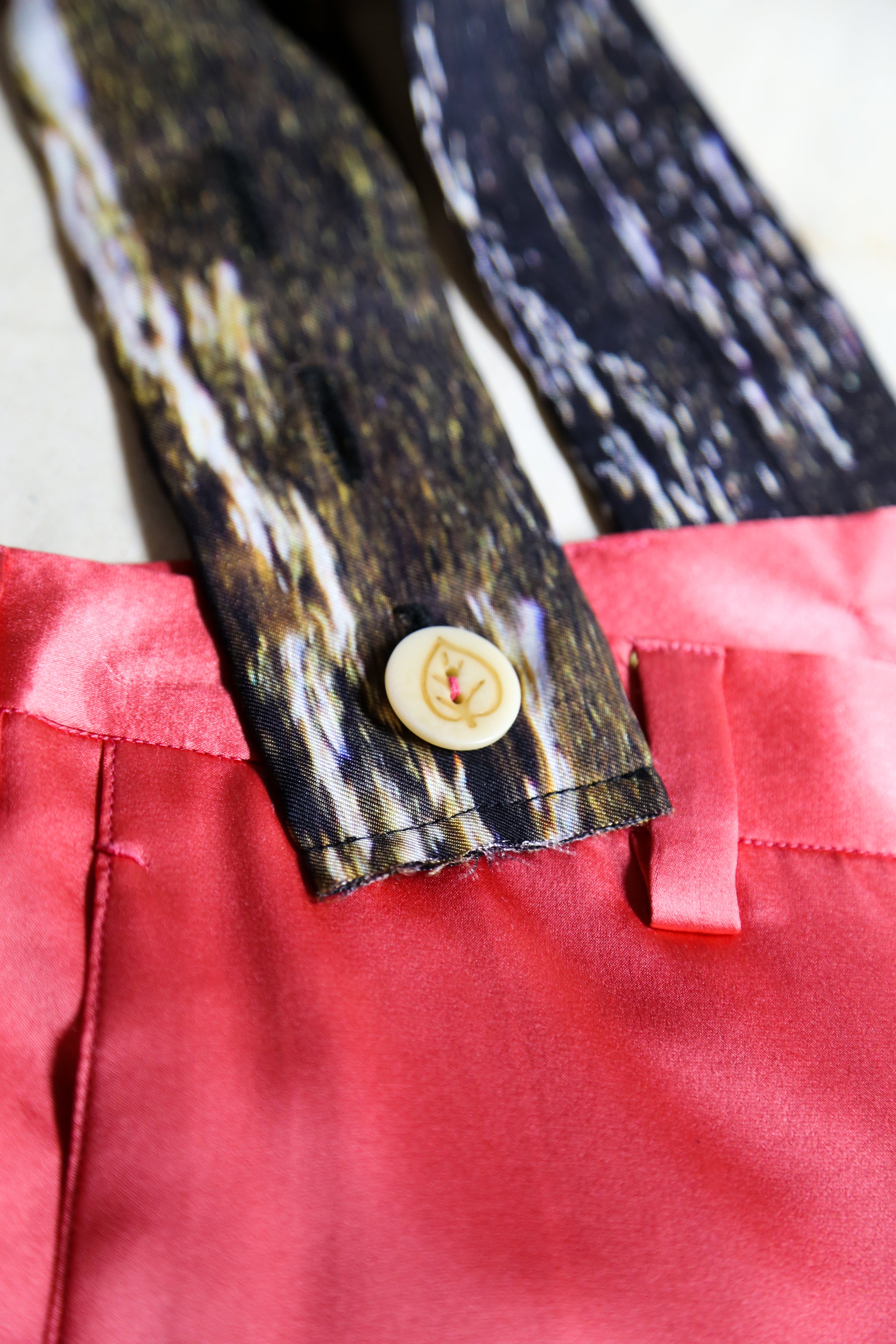 Silk Cropped Overalls