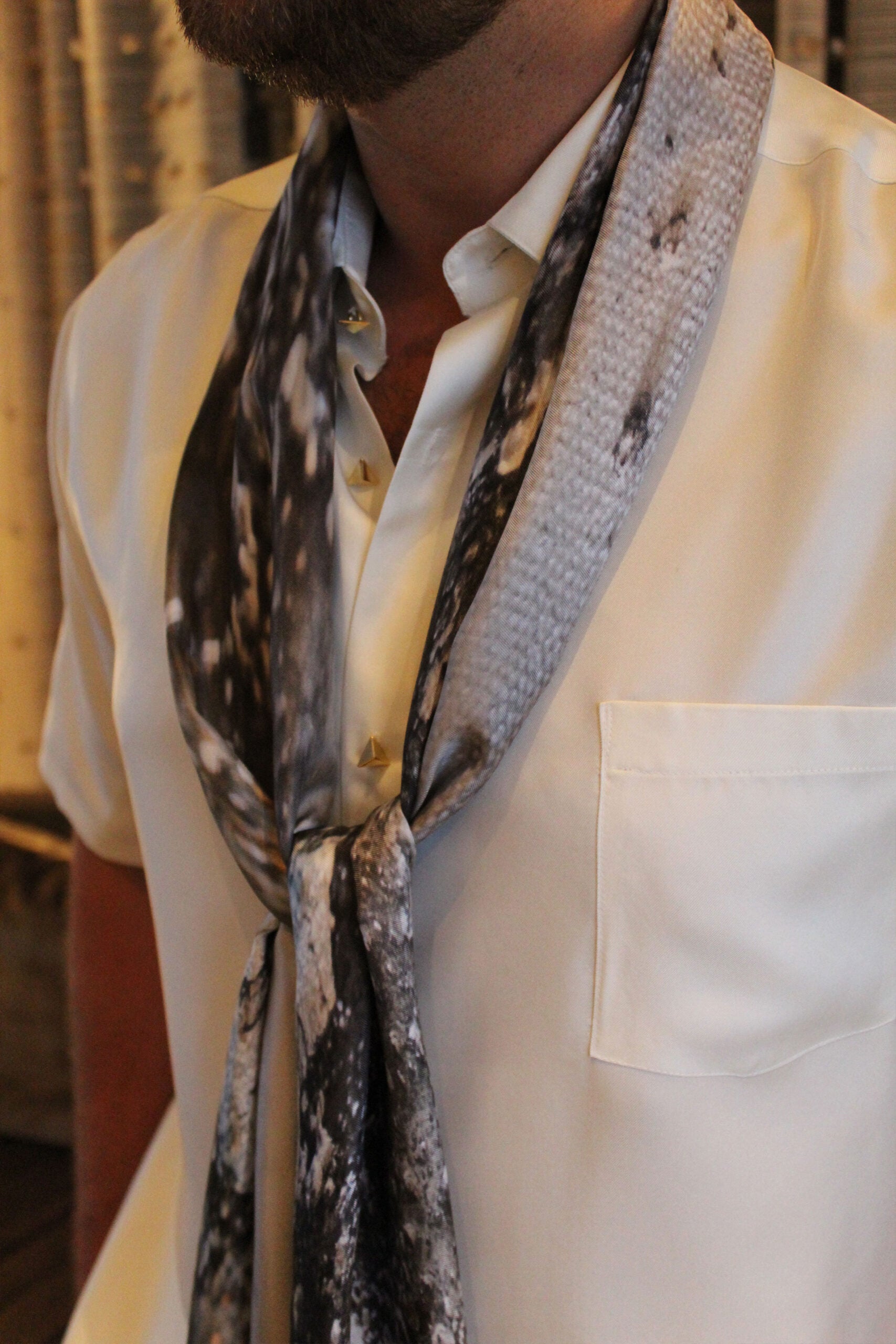 Famous Blue Scarf