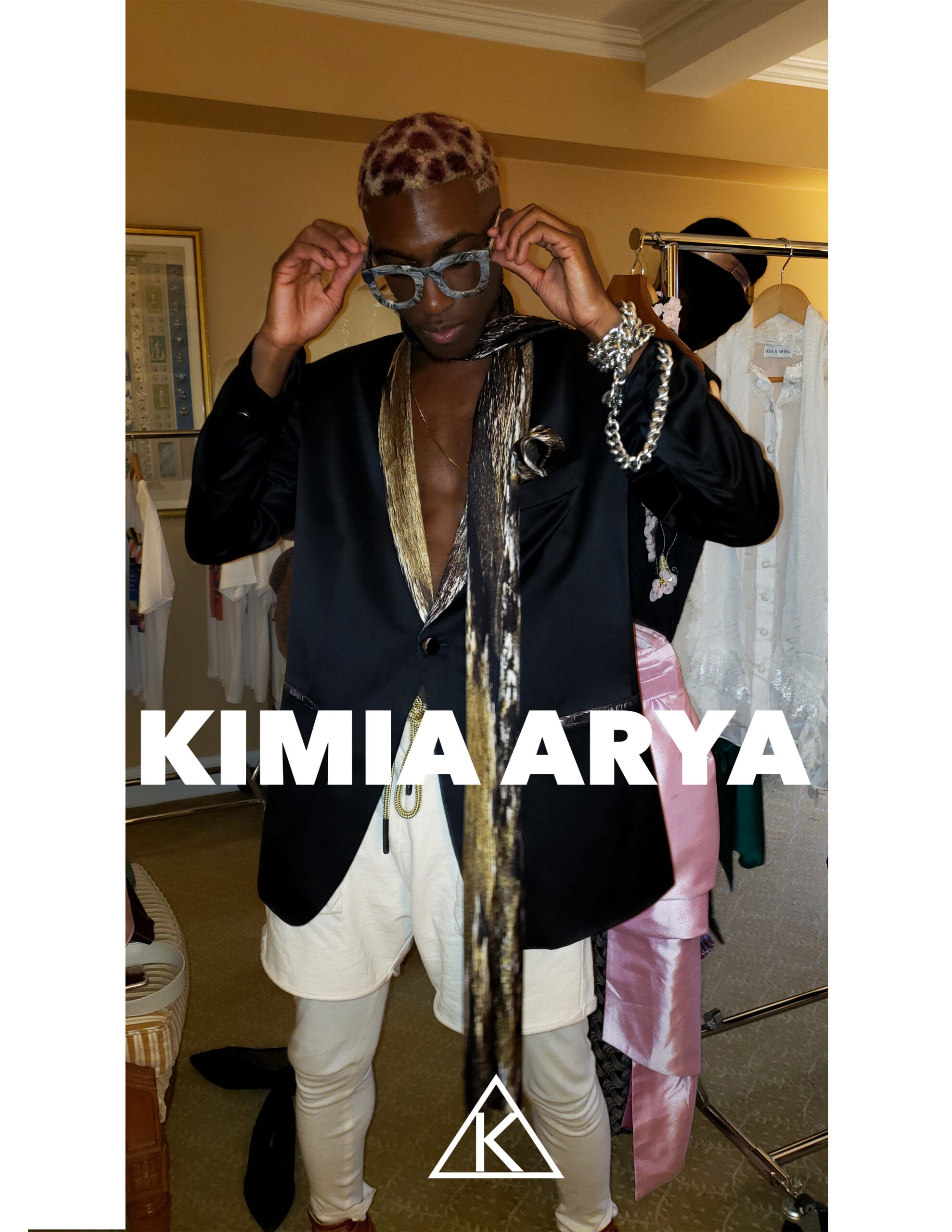 Leshawn Bridgewater for Kimia Arya Silk, #NYFW