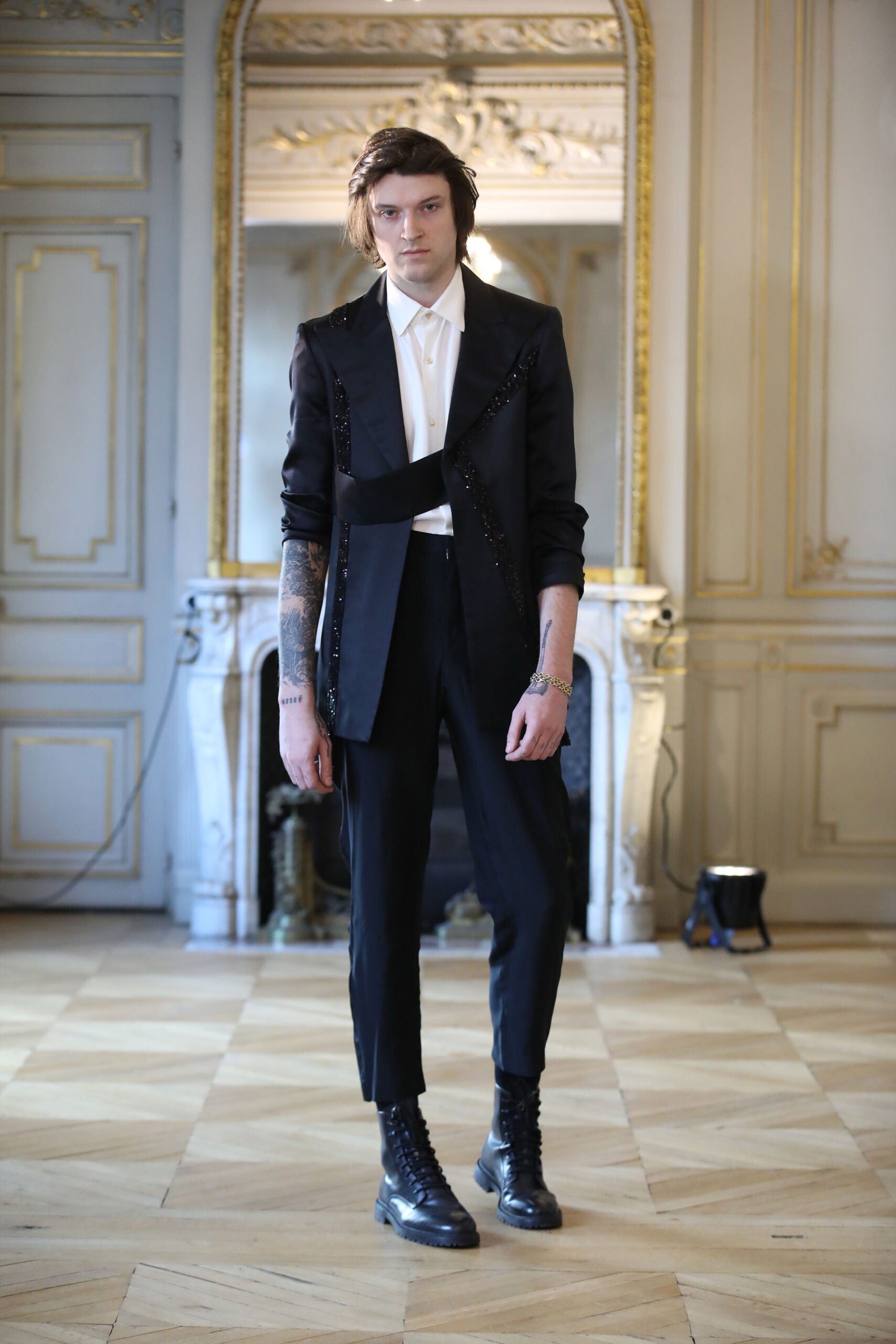 Modry Tuxedo Pants