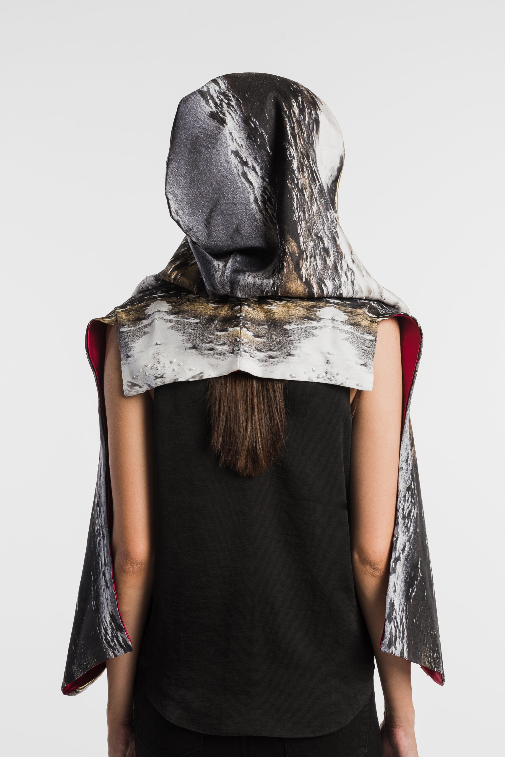 Royal-Pearl-Painted-Scarf-Back-View