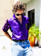 Load image into Gallery viewer, Purple Short Sleeve Shirt
