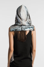 Load image into Gallery viewer, Blue Jadeite -Painted Scarf-Back-View.jpg

