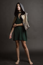 Load image into Gallery viewer, The Velvet Gold Painted Scarf - Stunning - Kimia Arya Silk
