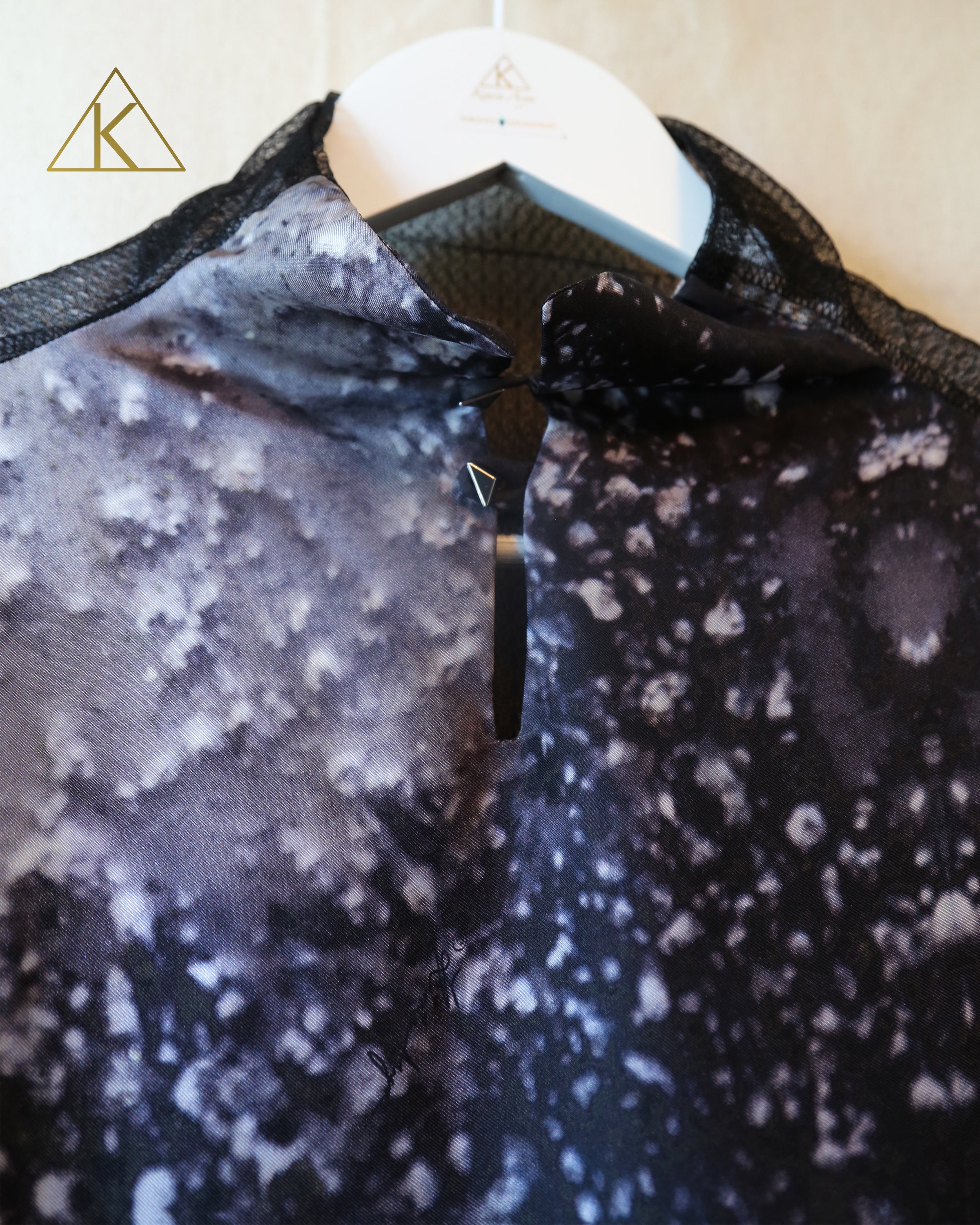 Lace and Silk Turtlneck